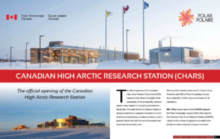 Canadian High Arctic Research Station (CHARS)