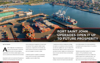 Port Saint John’s $205 million Port Modernization Project